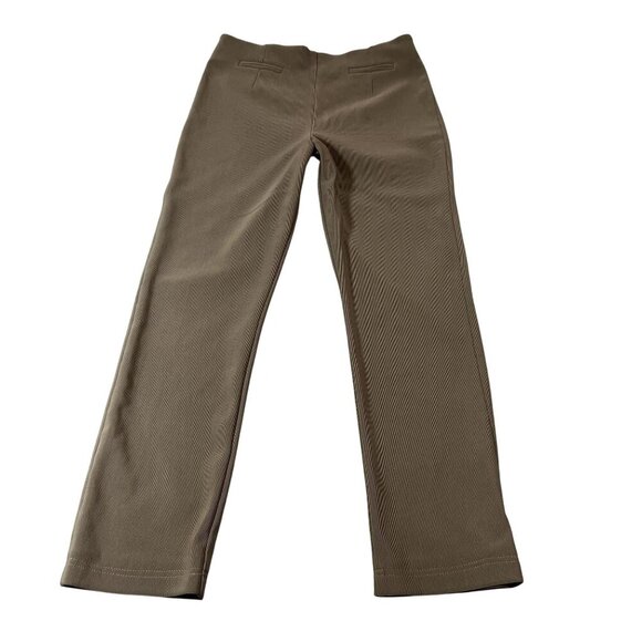 Equestrian Womens L Tan Compression Pull-On Riding Breeches Tactel Lycra Pants - Picture 11 of 11